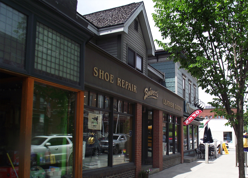 Shops on North Main Street in Downtown Barre, VT